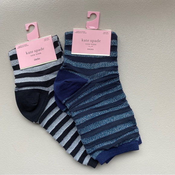 kate spade socks 2 pairs NWT - Picture 1 of 6